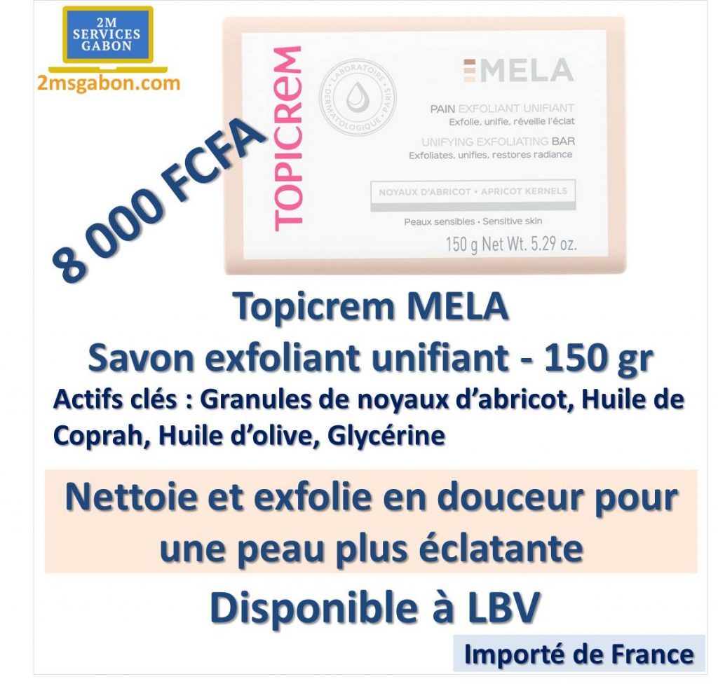 Topicrem MELA Savon exfoliant unifiant - 150 gr